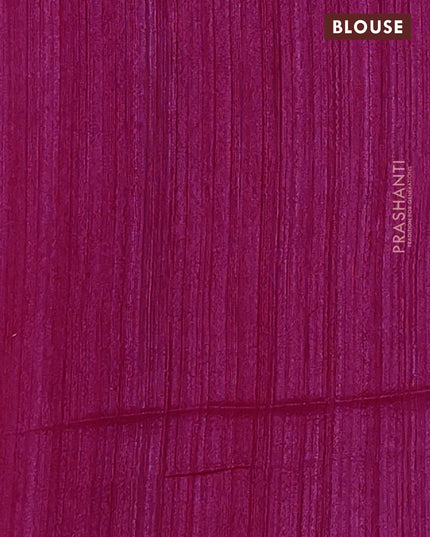 Matka silk saree pink with allover coin buttas in borderless style