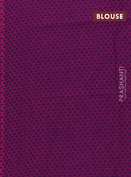 Chettinad cotton saree dark mustard and purple with thread woven buttas and thread woven border