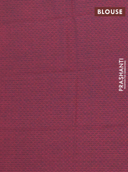 Chettinad cotton saree pink and magenta pink with plain body and zari woven border