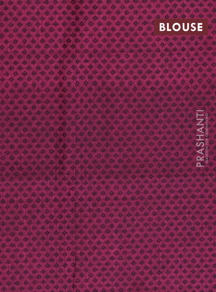 Chettinad cotton saree green and pink with thread woven buttas and zari woven butta border