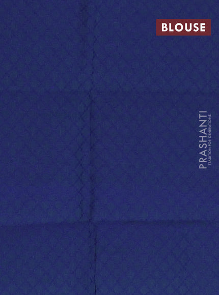 Chettinad cotton saree dual shade of greenish pink and blue with thread woven buttas and zari woven butta border