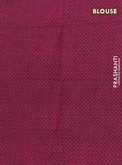 Chettinad cotton saree brown and pink with allover stripes pattern and ganga jamuna border