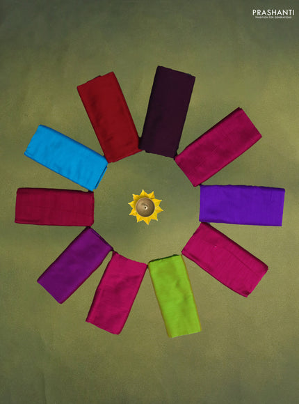 Spun Cotton Blouse Bits multi colour and Pack of 10