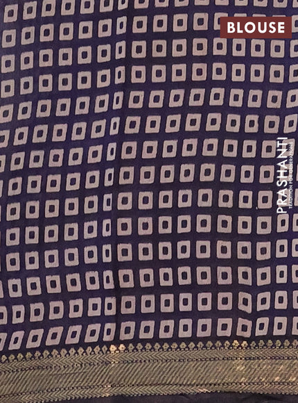 Semi maheshwari cotton saree beige and deep jamun with allover kalamkari prints and zari woven border