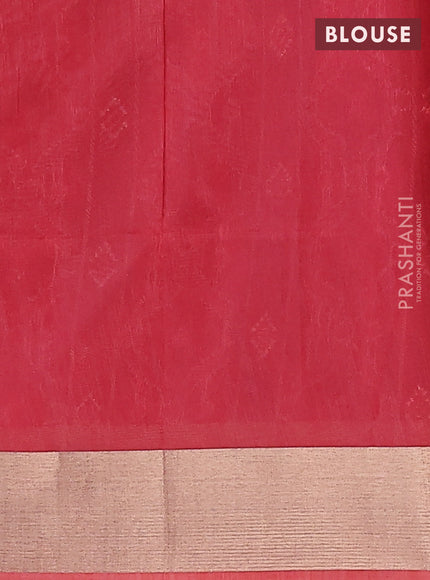 Semi dupion saree maroon and pastel maroon with allover thread weaves and zari woven border