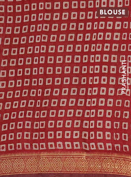 Semi maheshwari cotton saree dark mustard and maroon with allover kalamkari prints and zari woven border