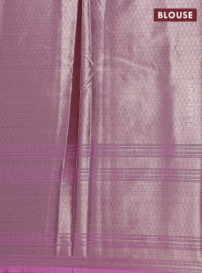 Banarasi warm silk saree wine shade and lotus pink with woven buttas and woven border