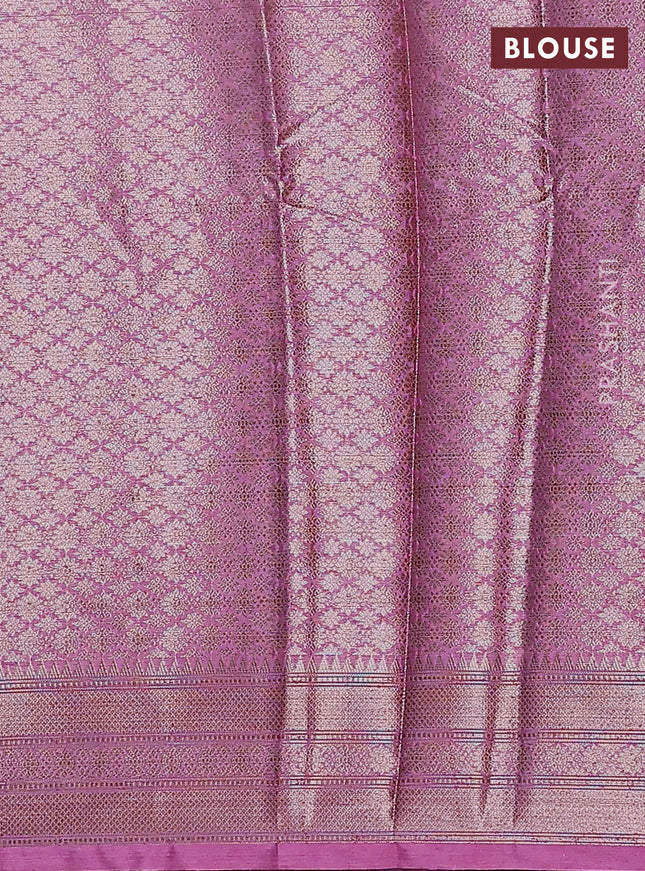 Banarasi warm silk saree deep maroon and light pink with woven buttas and woven border