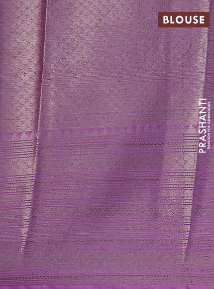 Banarasi warm silk saree deep purple and lavender with woven buttas and woven border