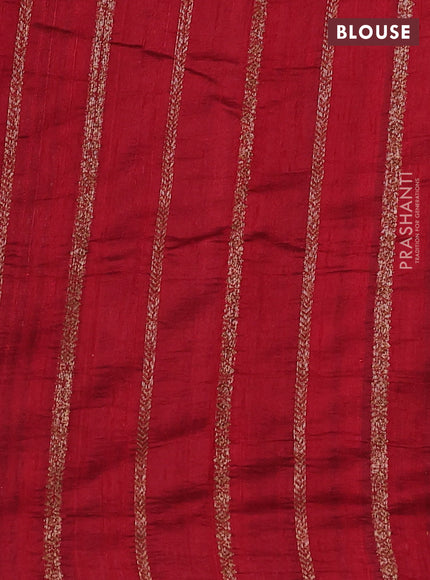 Banarasi raw silk saree purple and red with woven buttas in borderless style