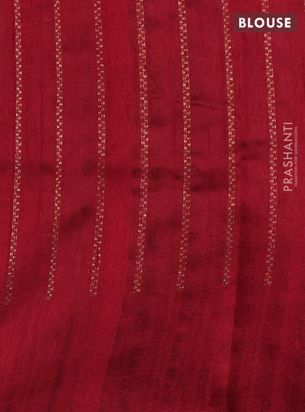 Banarasi raw silk saree violet and maroon with woven buttas and woven border