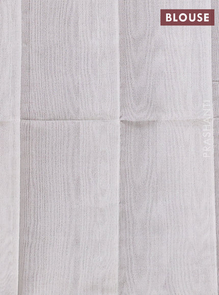 Pure uppada silk saree maroon with silver zari woven coin buttas and silver zari woven border