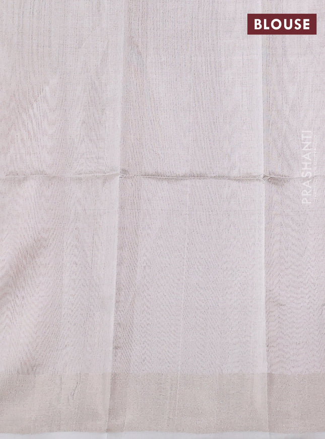 Pure uppada silk saree maroon with silver zari woven coin buttas and silver zari woven border