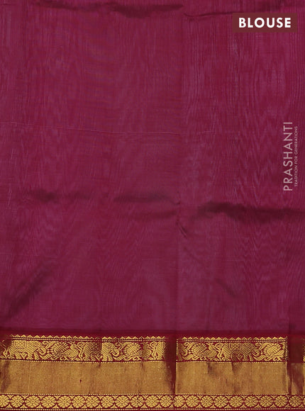 Kuppadam silk cotton saree grey shade and maroon with annam zari woven buttas and zari woven border