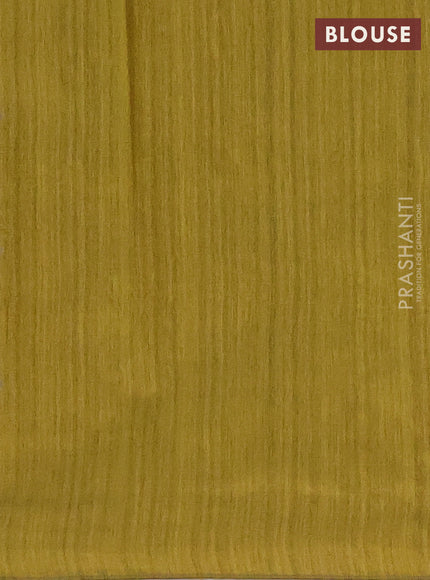 Banarasi semi matka saree mehendi green with silver & gold geometric weaves and zari woven piping border