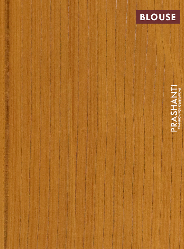 Banarasi semi matka saree dark mustard with allover zari woven geometric buttas and woven border