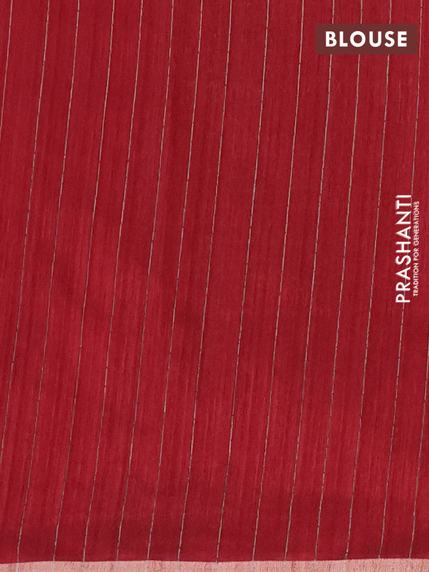 Banarasi semi matka saree maroon with allover zari woven geometric buttas and woven border