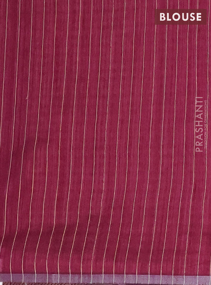 Banarasi semi matka saree wine shade with allover zari woven geometric buttas and woven border
