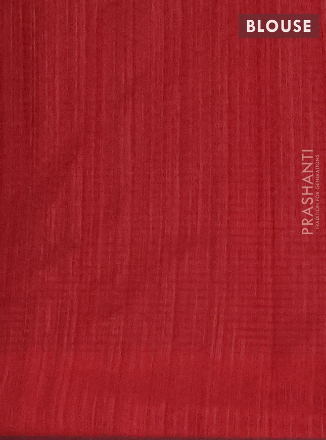 Banarasi semi matka saree maroon with allover zari woven geometric buttas and zari woven border