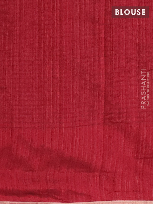 Banarasi semi matka saree maroon with woven buttas and woven butta border