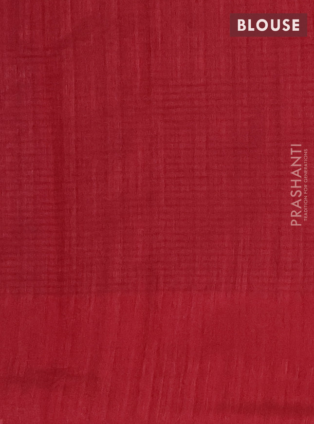 Banarasi semi matka saree maroon with silver & gold zari woven buttas in borderless style