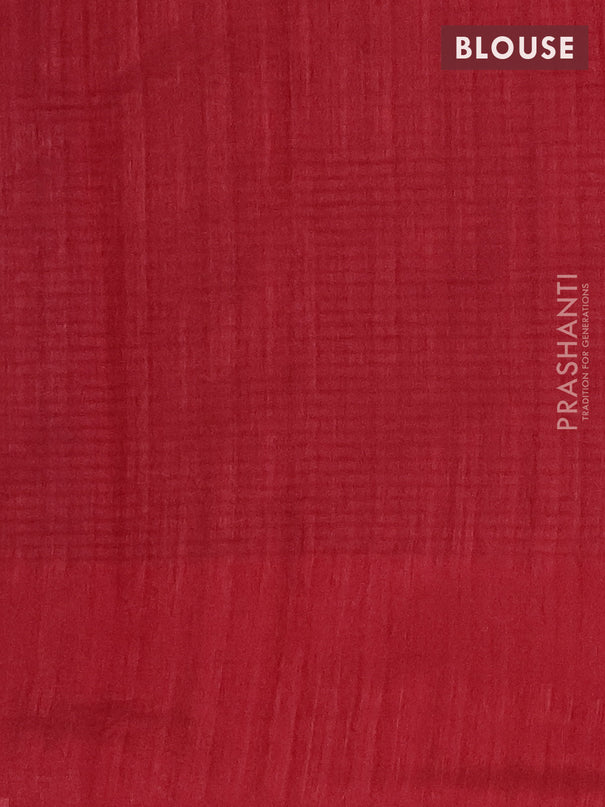 Banarasi semi matka saree maroon with silver & gold zari woven buttas in borderless style