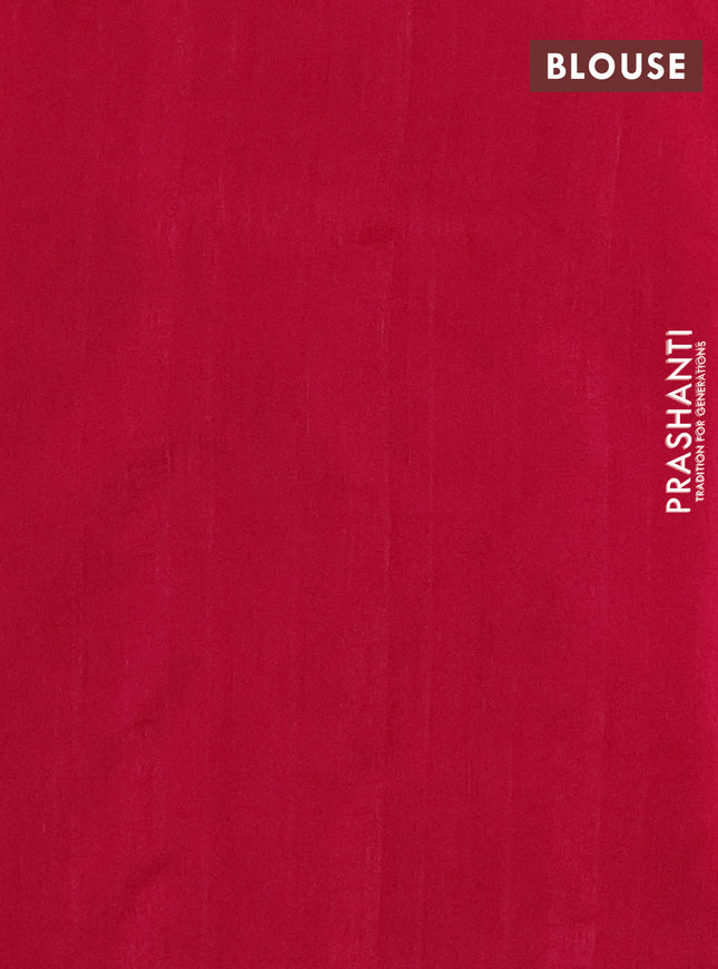 Semi tussar saree pink with kalamkari applique work