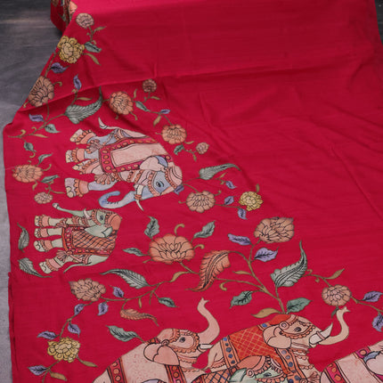 Collection image for: Semi Tussars Kalamkari Applique Work