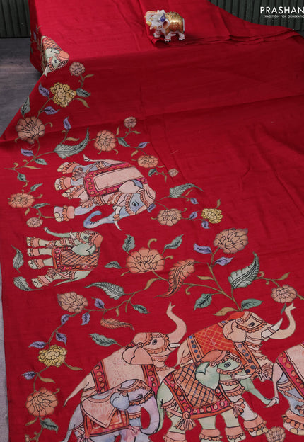 Collection image for: Semi Tussars Kalamkari Applique Work