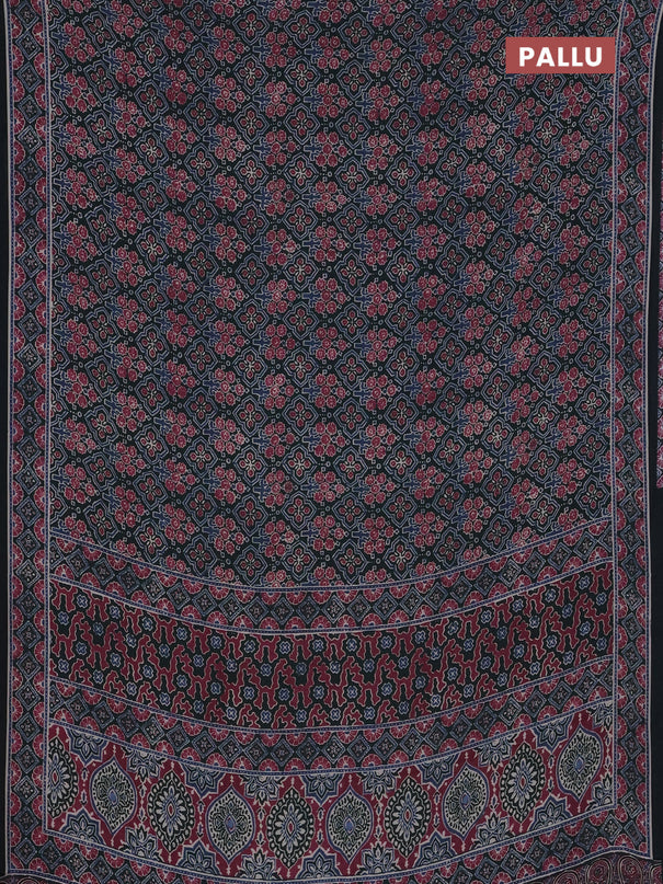 Semi crepe saree green with allover prints and printed border