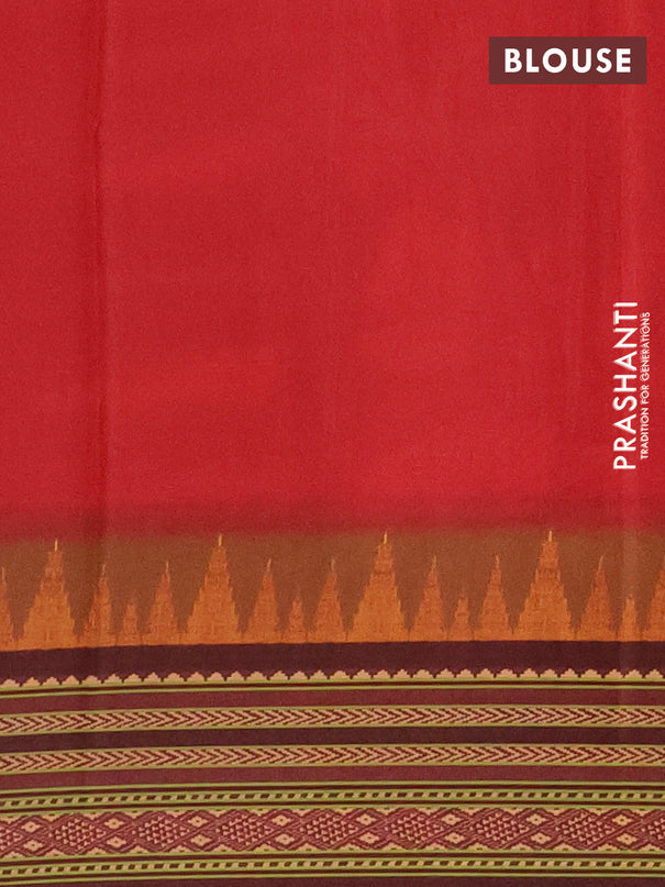 Semi crepe saree maroon and deep maroon with allover ikat prints and printed border