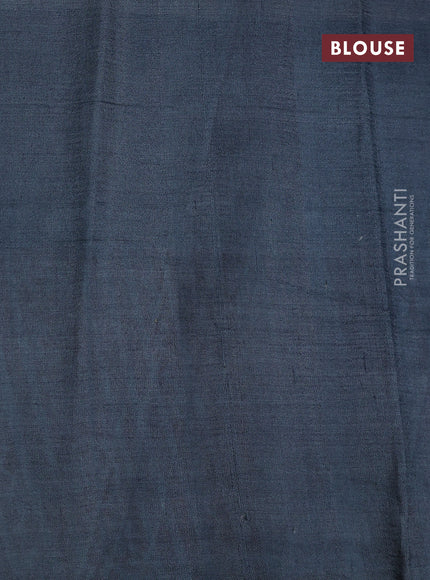 Bishnupuri silk saree beige and grey orange with floral prints and printed border