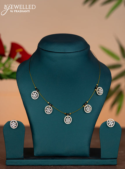 Invisible chain with cz stones