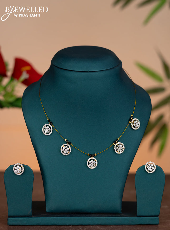 Invisible chain with cz stones