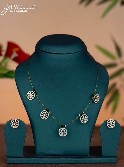 Invisible chain with cz stones