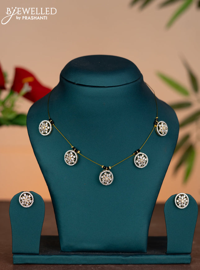 Invisible chain with cz stones