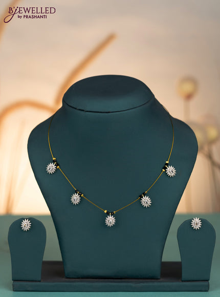 Invisible chain with cz stones