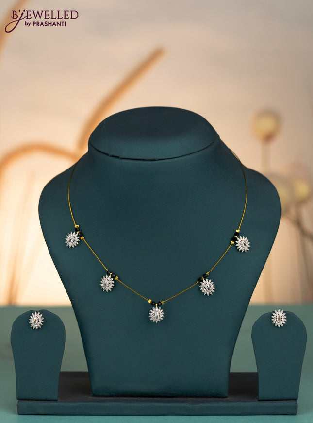 Invisible chain with cz stones