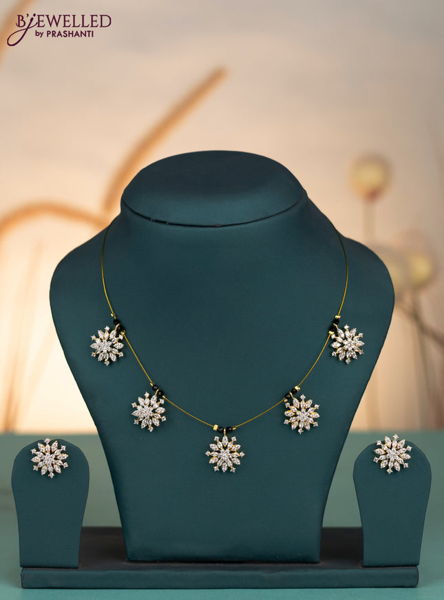 Invisible chain with cz stones