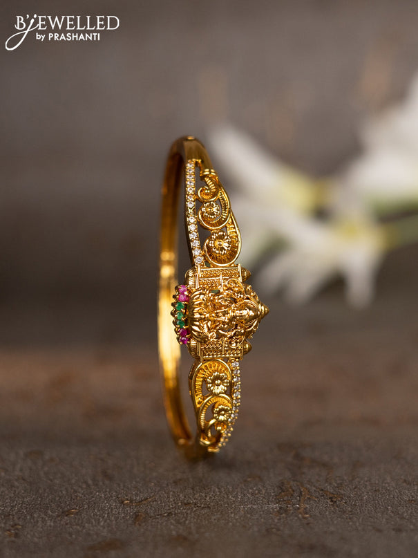 Bracelets lakshmi design with kemp and cz stones