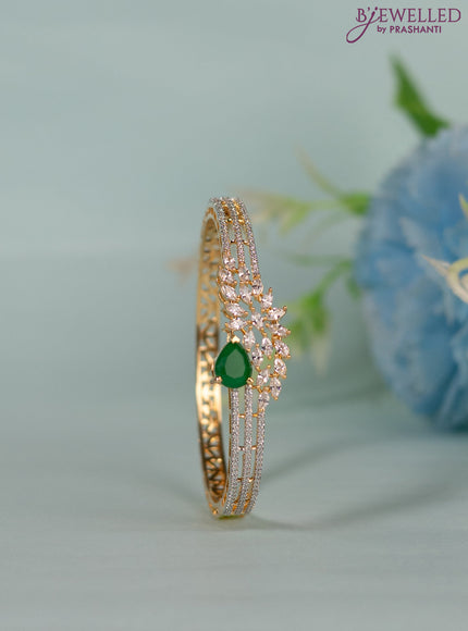 Bracelet with cz stones in gold finish