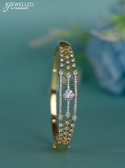 Zircon bracelet with cz stones