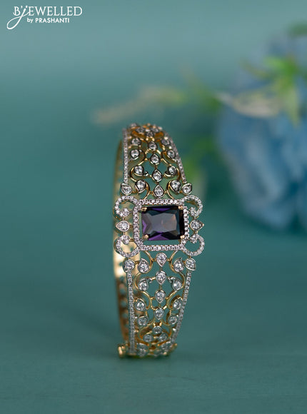 Zircon bracelet with sapphire and cz stones