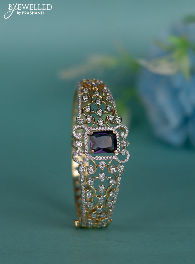 Zircon bracelet with sapphire and cz stones