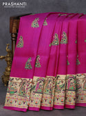 Madhubani Printed Silk Sarees