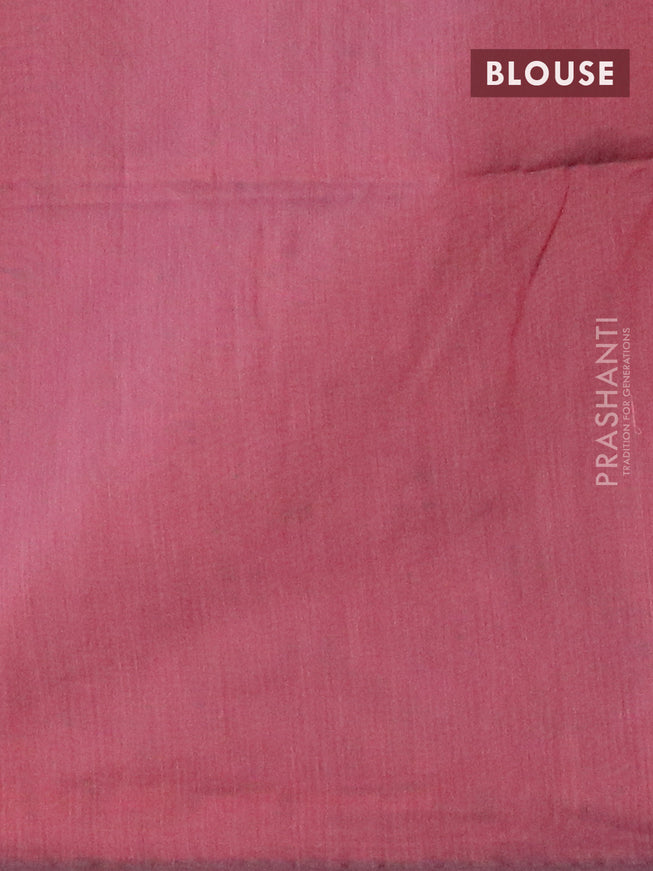 South kota saree light blue and pastel maroon shade with allover thread weaves in borderless style