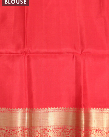 Ikat soft silk saree black and red with allover ikat weaves and zari woven border