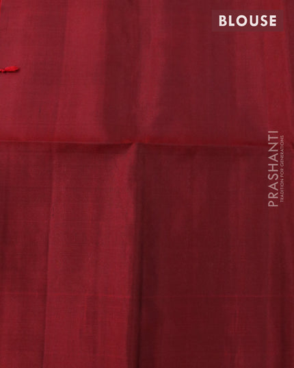 Pure soft silk saree mustard shade and maroon with allover zari weaves and simple border