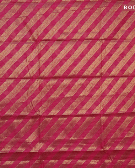 Banarasi kota saree pink and maroon with allover zari weaves and zari woven simple border