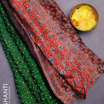 Collection image for: Ajrakh Printed Sarees - Dola Silk & Modal Silk